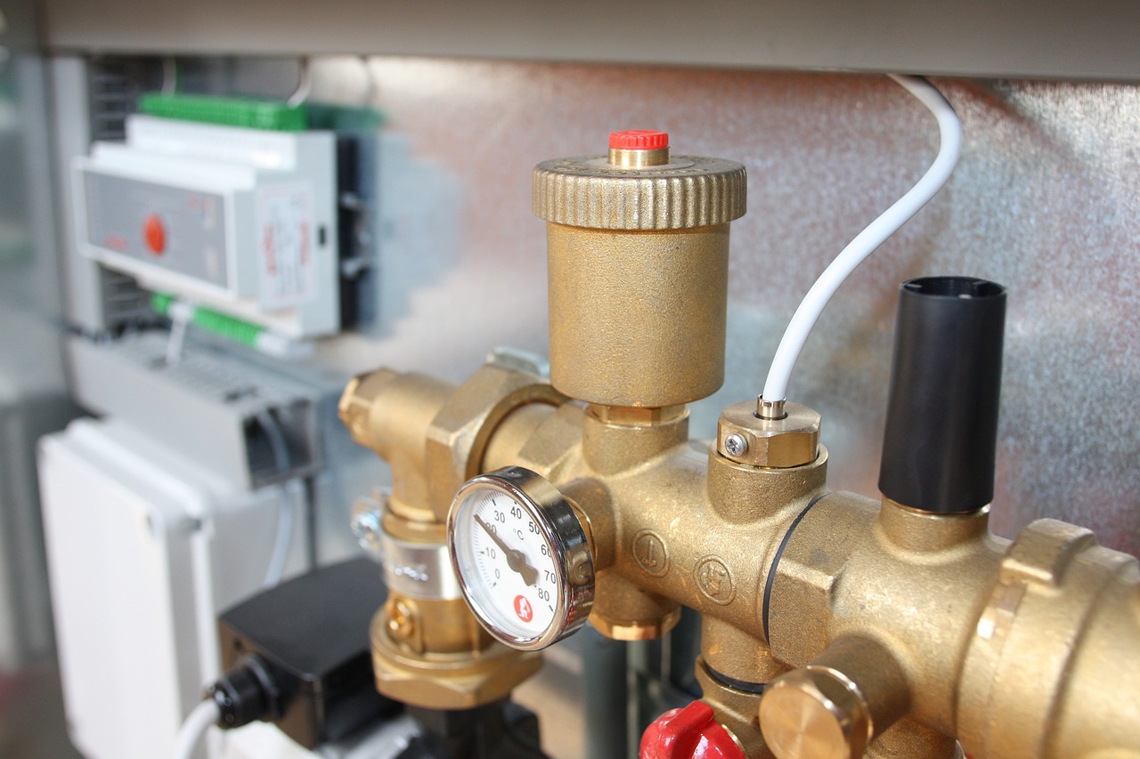 valve, brass, heating